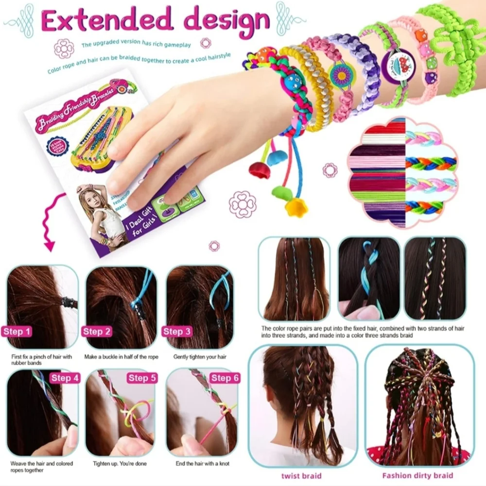 Friendship Bracelet Making Kit Toys